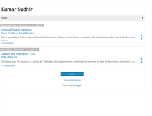 Tablet Screenshot of kumarsudhir.com